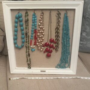 Colorful Beaded Necklace .